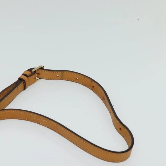 CELINE Macadam Canvas Shoulder Bag PVC Leather Brown Gold Auth - Picture 6 of 16